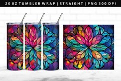 Mandala 20oz Tumbler Wrap | Sublimation PNG Design Product Image 1