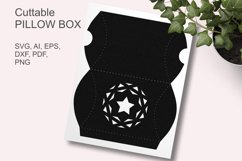 Mandala with Star Pillow Window Favor Box SVG Paper Cut SVG 