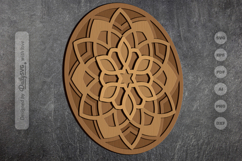 Mandala Layered Laser Cut SVG Product Image 3