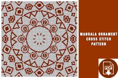 Mandala Ornament Cross Stitch Pattern Product Image 1