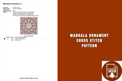 Mandala Ornament Cross Stitch Pattern Product Image 2