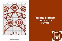Mandala Ornament Cross Stitch Pattern Product Image 3