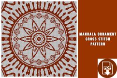 Mandala Ornament Cross Stitch Pattern Product Image 1