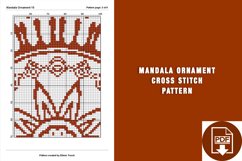 Mandala Ornament Cross Stitch Pattern Product Image 3