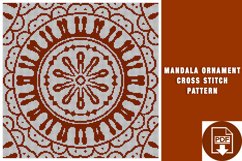 Mandala Ornament Cross Stitch Pattern Product Image 1