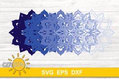 3D Layered Mandala SVG 6 sections - 5 layers Product Image 2