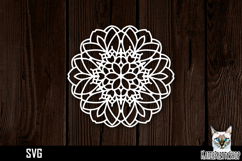 Mandala papercut svg, paper cut file Product Image 1
