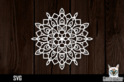 Mandala papercut svg, paper cut file Product Image 1
