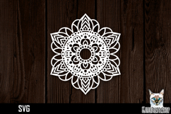 Mandala papercut svg, paper cut file Product Image 1