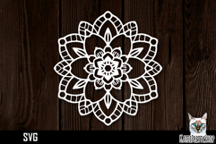 Mandala papercut svg, paper cut file Product Image 1