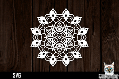 Mandala papercut svg, paper cut file Product Image 1