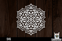 Mandala papercut svg, paper cut file Product Image 1