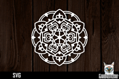 Mandala papercut svg, paper cut file Product Image 1