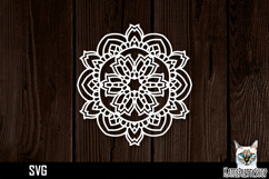 Mandala papercut svg, paper cut file Product Image 1