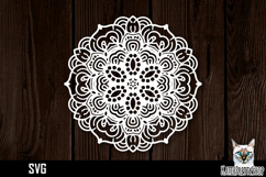 Mandala papercut svg, paper cut file Product Image 1
