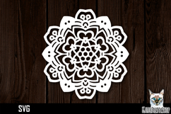 Mandala papercut svg, paper cut file Product Image 1