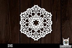 Mandala papercut svg, paper cut file Product Image 1