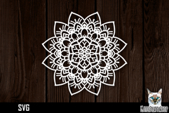 Mandala papercut svg, paper cut file Product Image 1