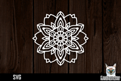 Mandala papercut svg, paper cut file Product Image 1