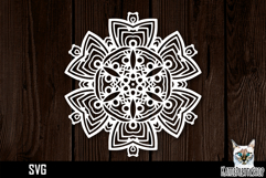 Mandala papercut svg, paper cut file Product Image 1
