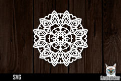 Mandala papercut svg, paper cut file Product Image 1