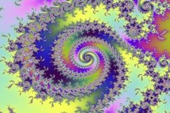 Colorful mandelbrot fractal - mathematical artwork Product Image 1