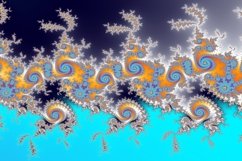 Colorful mandelbrot fractal - mathematical artwork Product Image 1