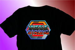 Hustle strong sublimation, printing, mug and Product Image 1