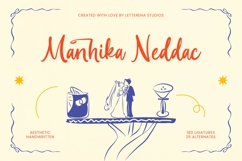 Manhika Neddac Aesthetic Handwritten Font Product Image 1