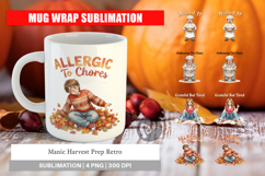 Manic Harvest Prep Retro Mug Wrap Product Image 1