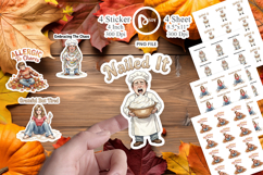 Manic Harvest Prep Retro Sticker Product Image 1