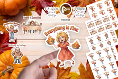 Manic Harvest Prep Retro Sticker Product Image 1