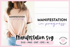 Manifestation In Progress SVG - A Law Of Attraction SVG Product Image 1