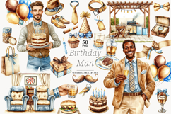 GlamArtZhanna, Man Birthday clipart, Birthday Man clipart, Birthday Man png, Celebrate clipart, Birthday clipart, Dad Birthday clipart, Dad Birthday png, gentleman clipart, gentleman png, man clipart, male clipart, Birthday party png, Male birthday png