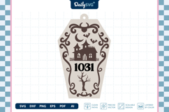 Halloween Keychain SVG Product Image 3