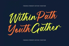 Manteca Backlif Bold Calligraphy Font Product Image 8