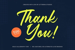 Manteca Backlif Bold Calligraphy Font Product Image 20