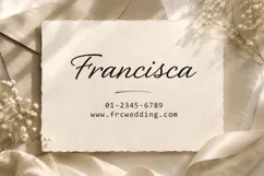 Mantiques Casual Script Wedding Font Product Image 2