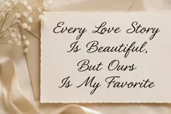 Mantiques Casual Script Wedding Font Product Image 4