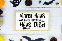 Farmhouse Halloween Sign SVG Bundle | Spooky Halloween Sign Product Image 10