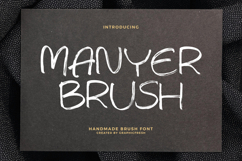 Manyer - Handmade Brush Font Product Image 1