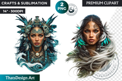 Maori Atua gods Clipart, Polynesian mythology,Tribal PNG Product Image 1