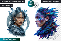 Maori Atua gods Clipart, Polynesian mythology,Tribal PNG Product Image 1