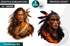 Maori Atua gods Clipart, Polynesian mythology,Tribal PNG Product Image 1