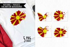 National Sublimation Art- Backgrounds Bundle. Macedonia Product Image 1
