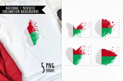 National Sublimation Art- Backgrounds Bundle. Madagascar Product Image 1