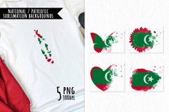 National Sublimation Art- Backgrounds Bundle. Maldive Product Image 1