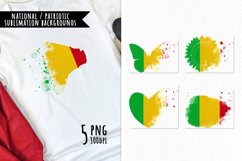 National Sublimation Art- Backgrounds Bundle. Mali Product Image 1