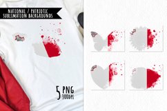 National Sublimation Art- Backgrounds Bundle. Malta Product Image 1
