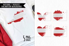 National Sublimation Art- Backgrounds. Austria Product Image 1